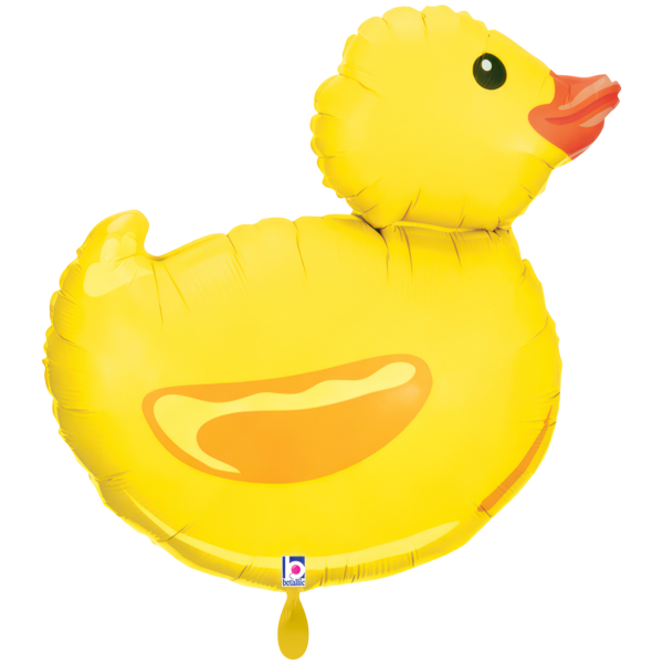 Folienballon Badeente Gelb