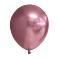 Latexballon Rund Chrome Pink  – 100 Stk.