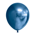 Latexballon Rund Chrome Blau  – 100 Stk.