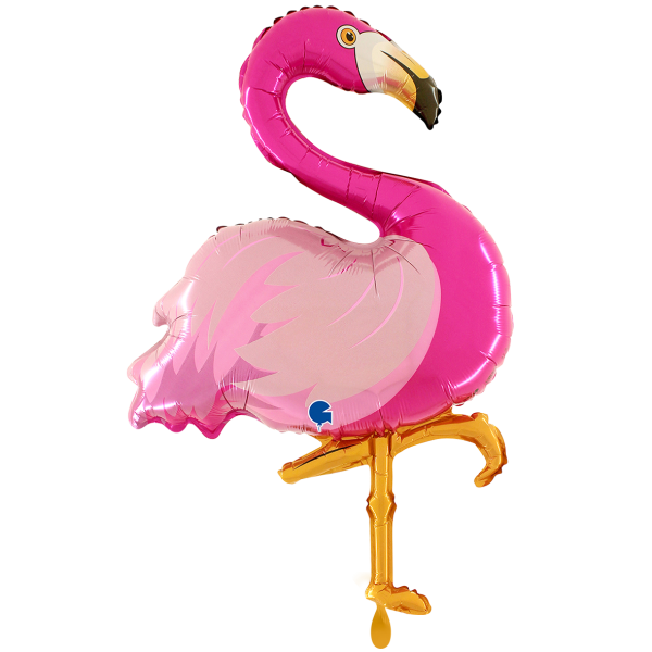 Folienballon Flamingo Pink Gold
