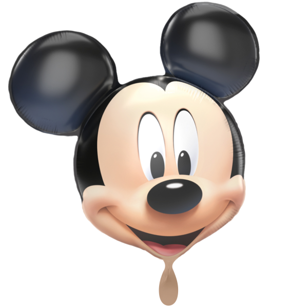 Folienballon Mickey Mouse Schwarz Disney