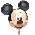 Folienballon Mickey Mouse Schwarz Disney