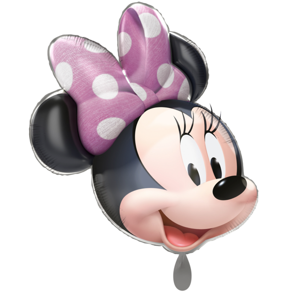 Folienballon Minnie Mouse Schwarz Pink Disney