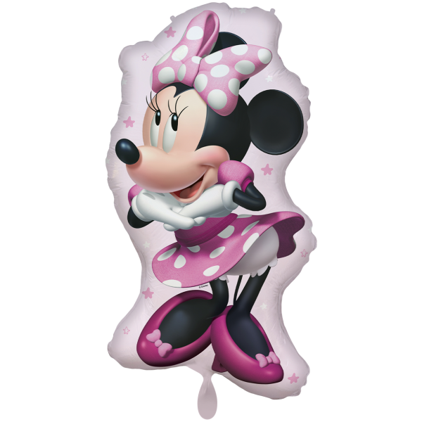 Folienballon Minnie Mouse Figur Pink Disney