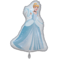 Folienballon Cinderella Prinzessin Hellblau Disney
