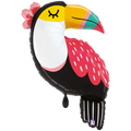Folienballon Tukan Schwarz Bunt