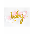 Folienballon Schriftzug "baby" Gold