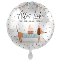 Alles Liebe zum Geburtstag Folienballon - Torte & Konfetti - 71cm