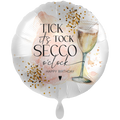 Happy Birthday Folienballon - Tick Tock Secco o'clock - 71cm