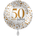 Folienballon Happy Birthday 50 Konfetti - 71cm