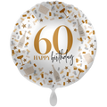 Folienballon Happy Birthday 60 Konfetti - 71cm