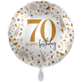 Folienballon Happy Birthday 70 Konfetti - 71cm