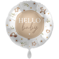 Folienballon Hello Baby Beige - 71cm