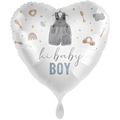 Herzballon Hi Baby Boy- 71cm