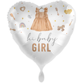 Herzballon Hi Baby Girl - 71cm