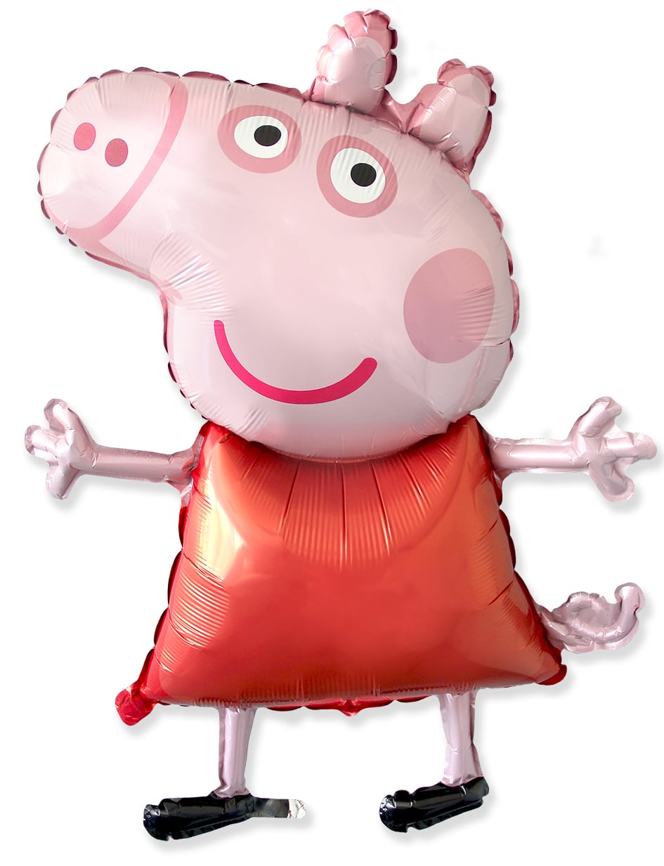 Folienballon Peppa Pig Rosa Rot XXL