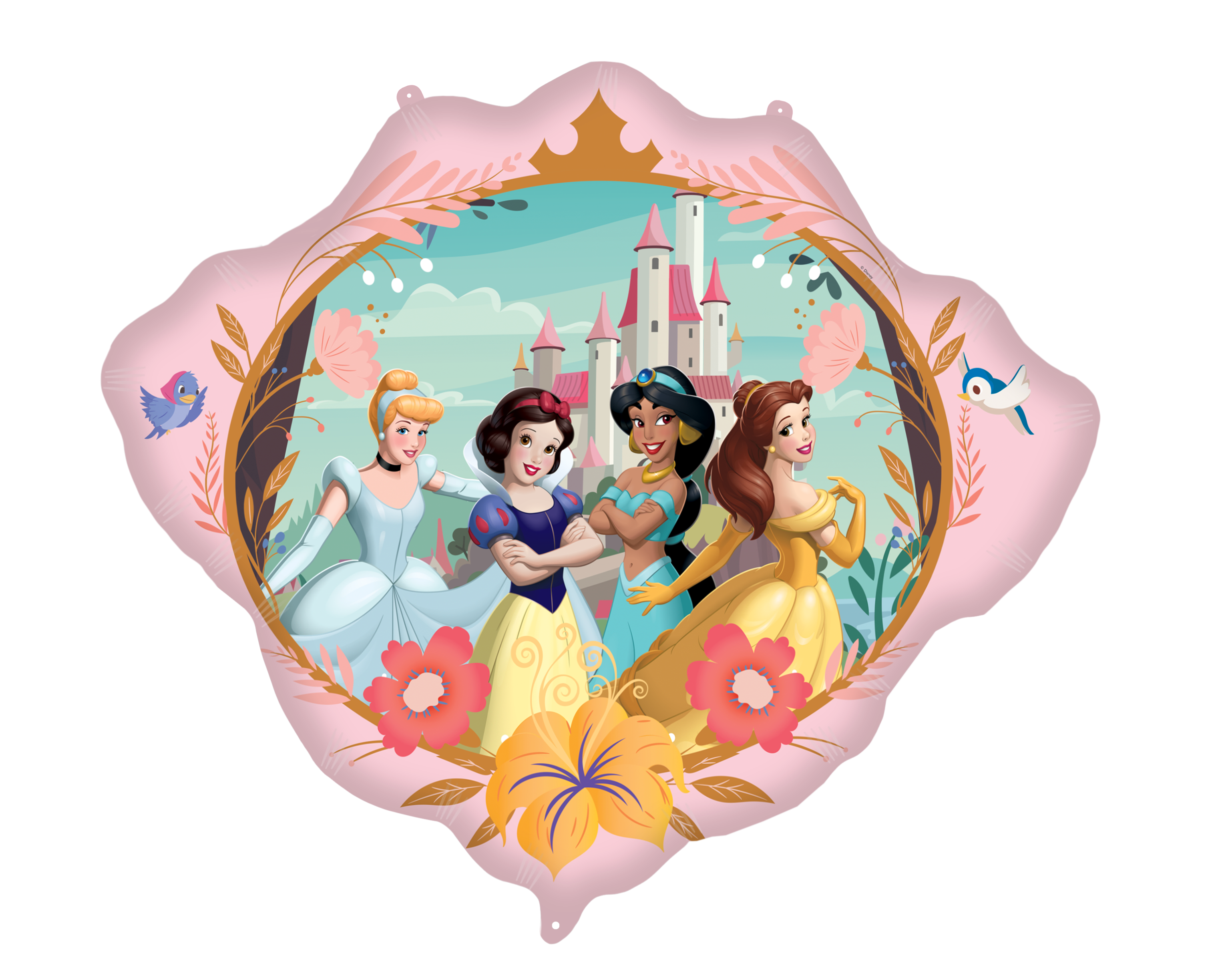 Folienballon Disney Prinzessinnen-Spiegel XXL