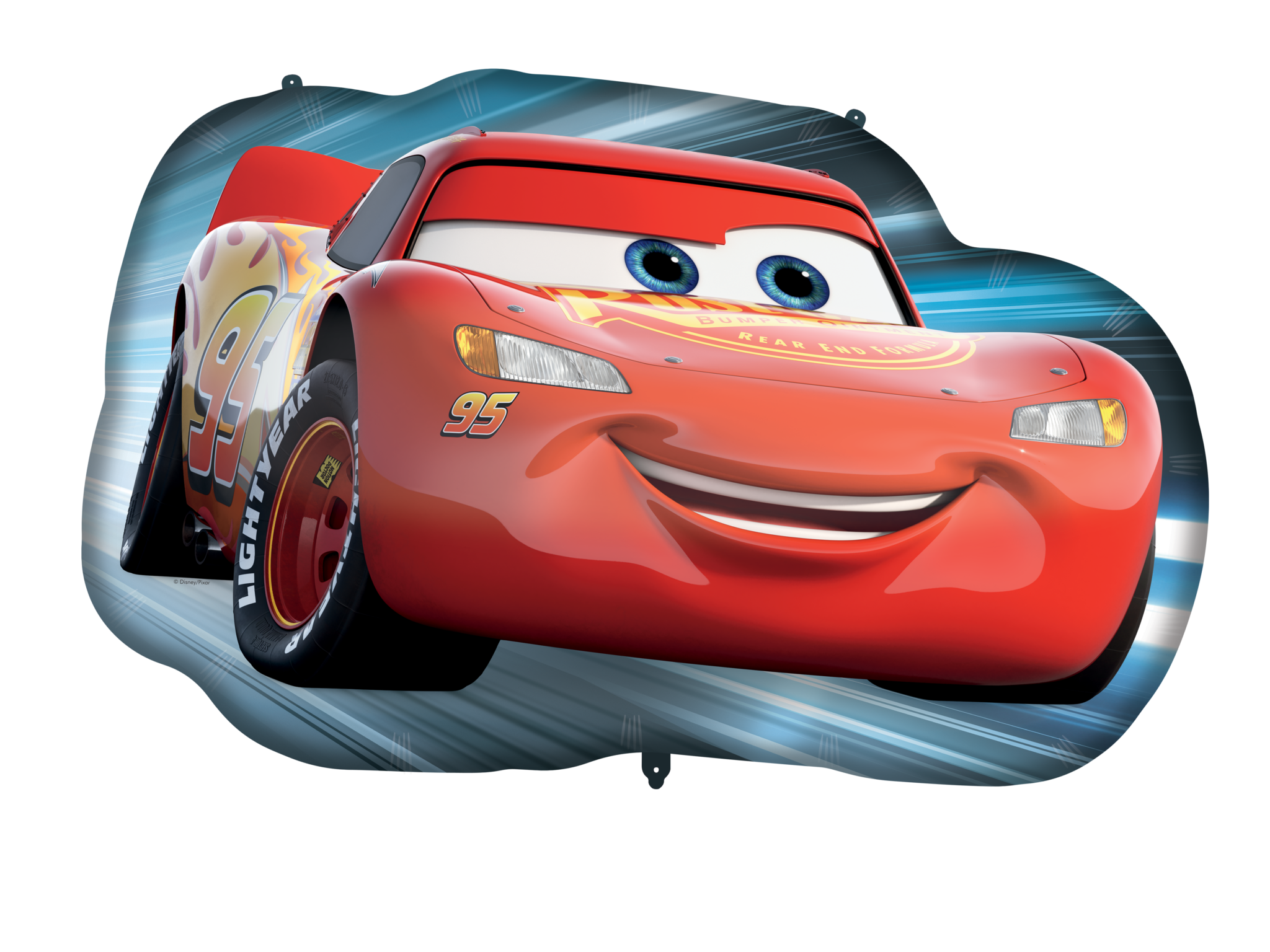 Folienballon Lightning McQueen Disney Cars Rot