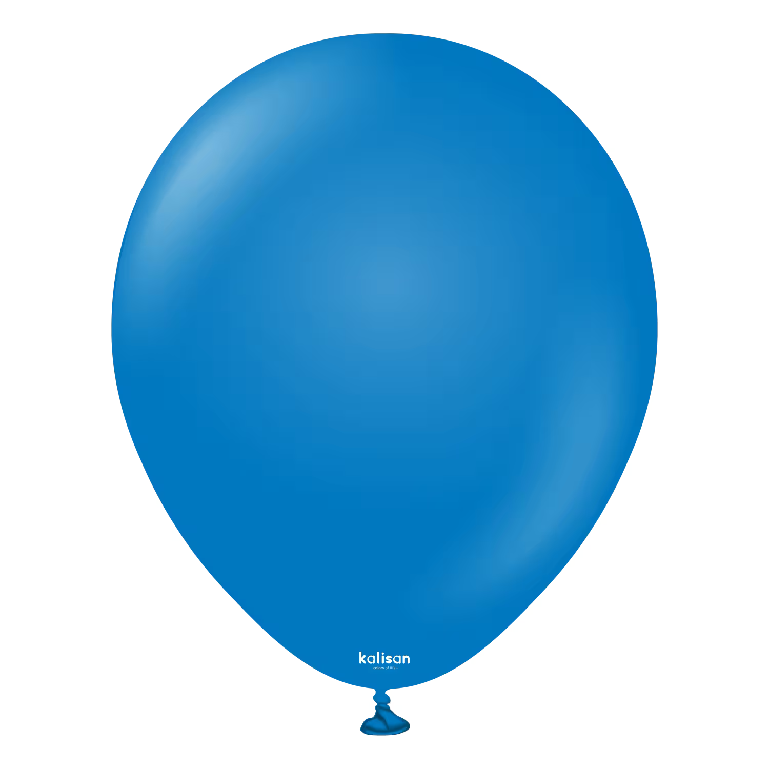 Latexballon Rund Standard Blau – 100 Stk.