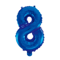 Mini Folienballon Zahl 8 Blau