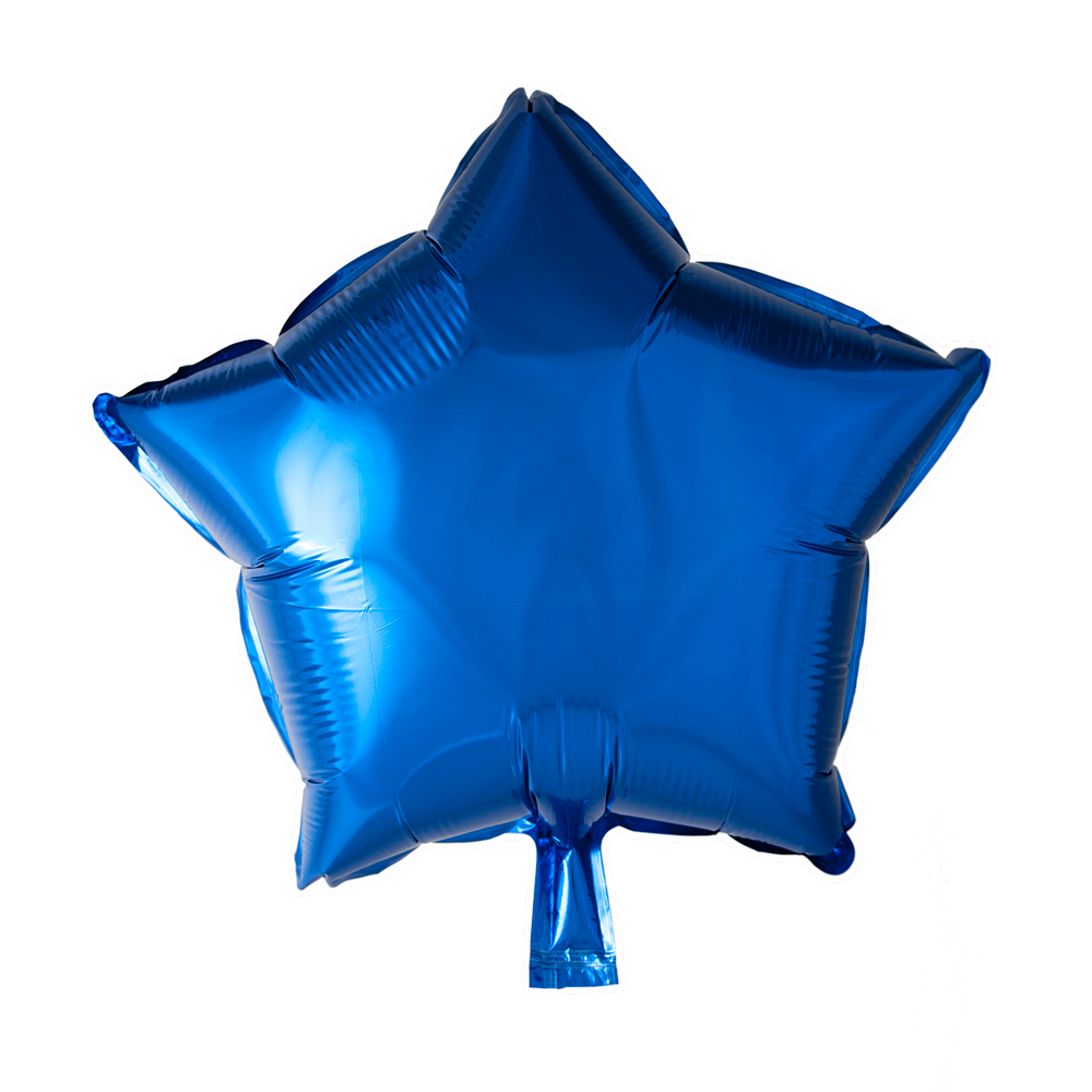 Folienballon Stern Blau