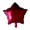 Folienballon Stern Burgunder