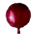 Folienballon Rund Burgunder