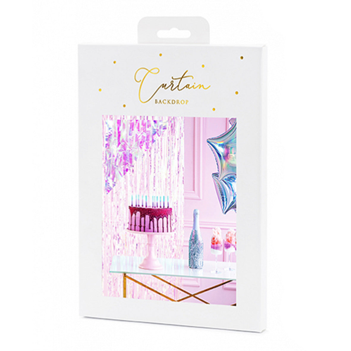 Glittervorhang Irisierend 2,5m x 90cm
