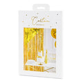 Glittervorhang Shiny Gold 2,5m x 90cm