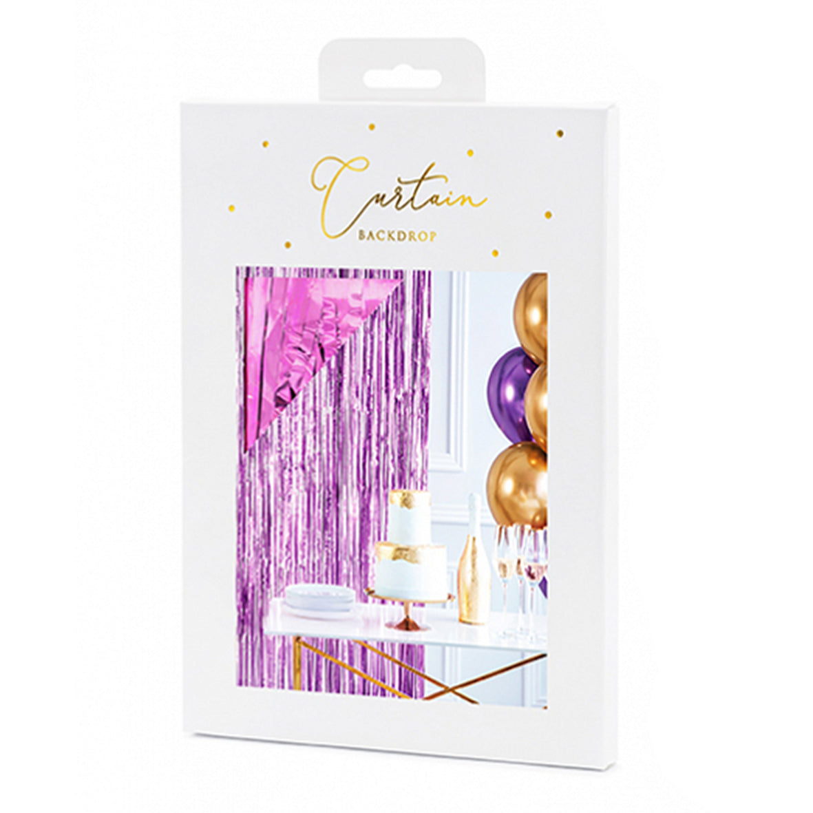 Glittervorhang Lila 2,5m x 90cm