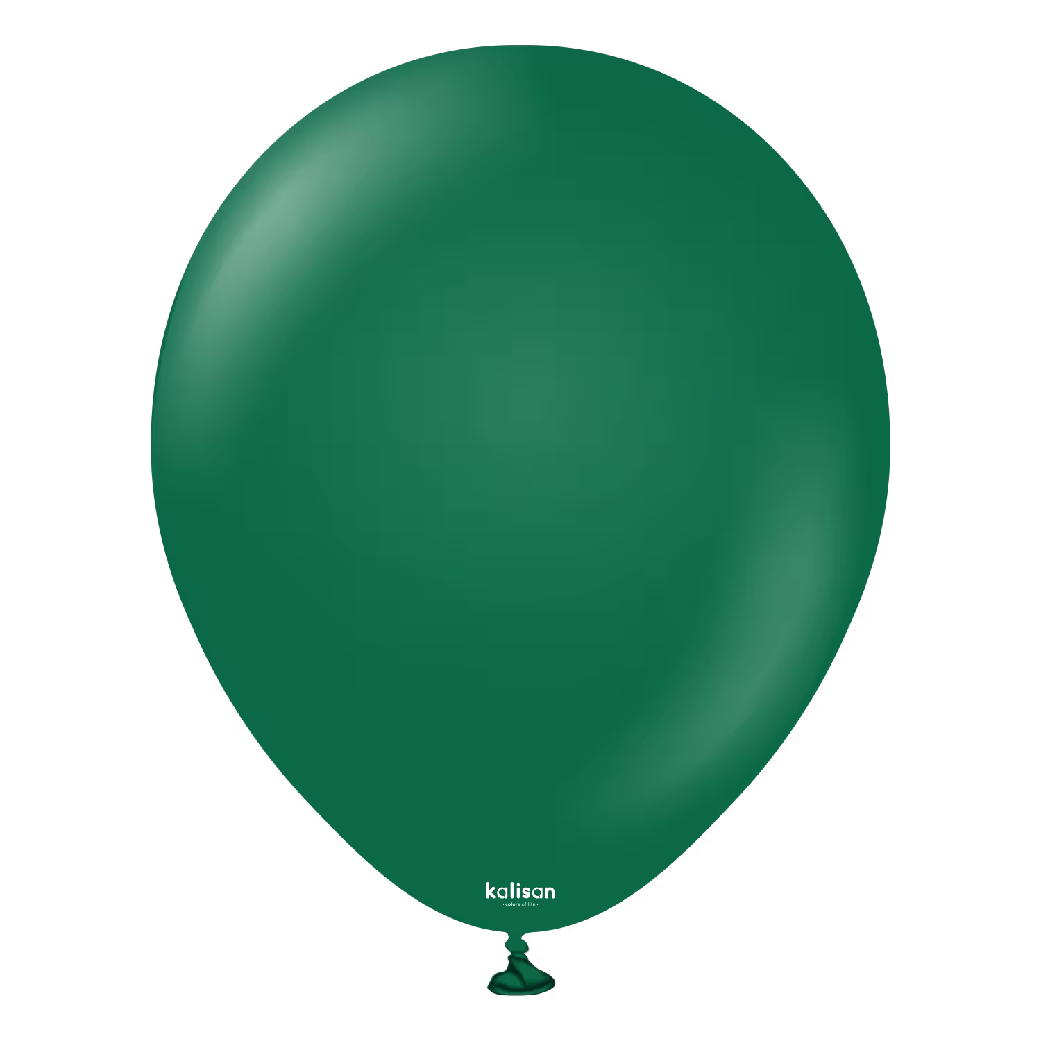 Latexballon Rund Standard Dunkelgrün – 100 Stk.