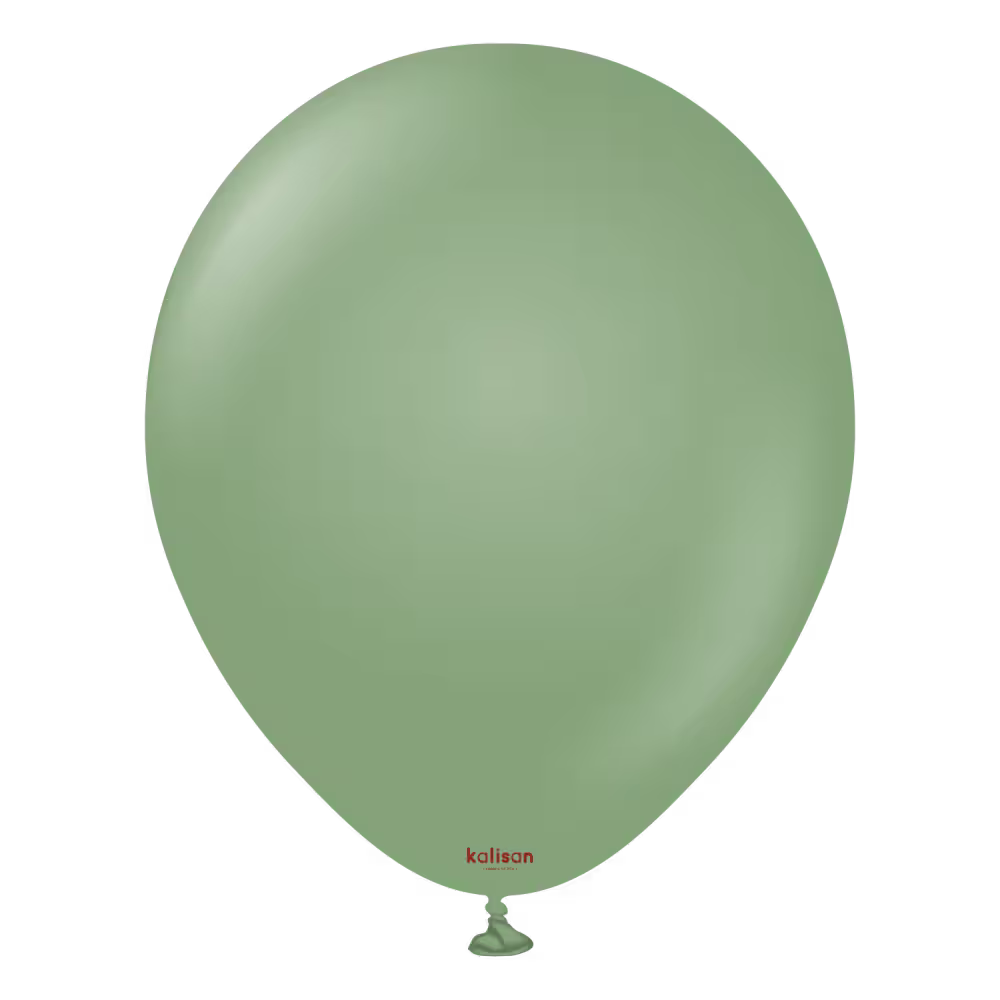 Latexballon Rund Eukalyptus – 100 Stk.