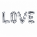 Folienballon Schriftzug "LOVE" Silber