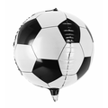 Folienballon Fußball Rund Schwarz Weiß