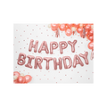 Folienballon Schriftzug "Happy Birthday" Rosegold
