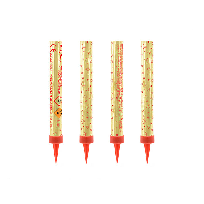 Eisfontäne Gold 12cm 4 Stück