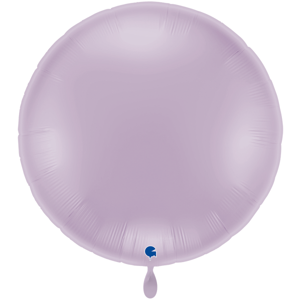 Folienballon Rund Flieder