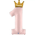 Königlicher Zahlenballon "Princess" für den 1. Geburtstag!