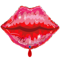 Folienballon Lippen Rot Pink