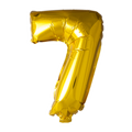 Mini Folienballon Zahl 7 Gold