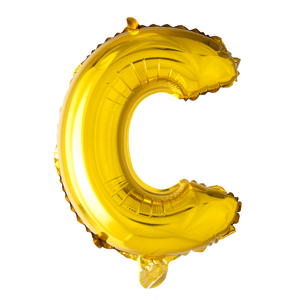 Mini Folienballon Buchstabe C