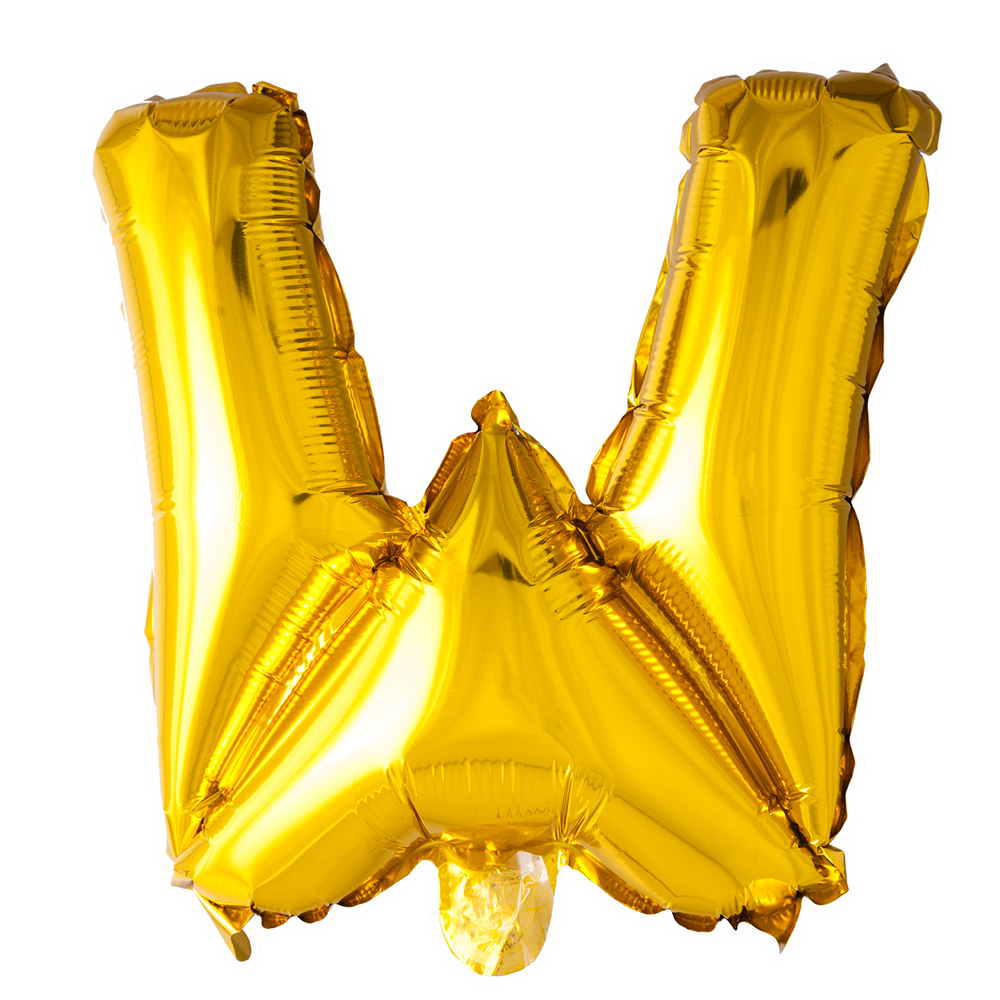 Mini Folienballon Buchstabe W