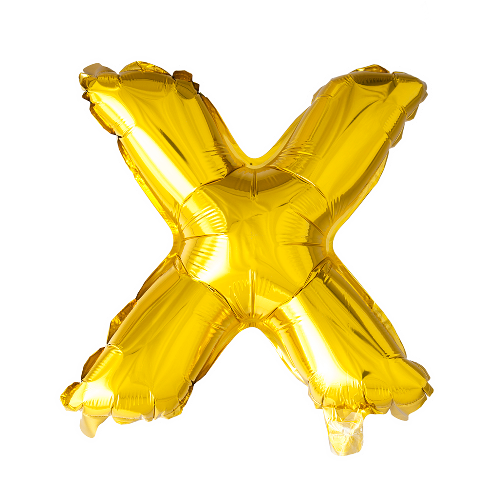 Mini Folienballon Buchstabe X