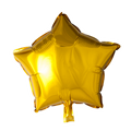 Folienballon Stern Gold