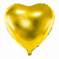 Folienballon Herz Gold