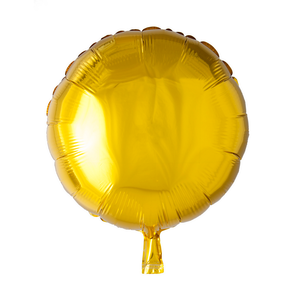 Folienballon Rund Gold