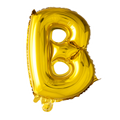 Folienballon Buchstabe B Gold