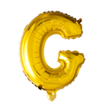 Folienballon Buchstabe G Gold