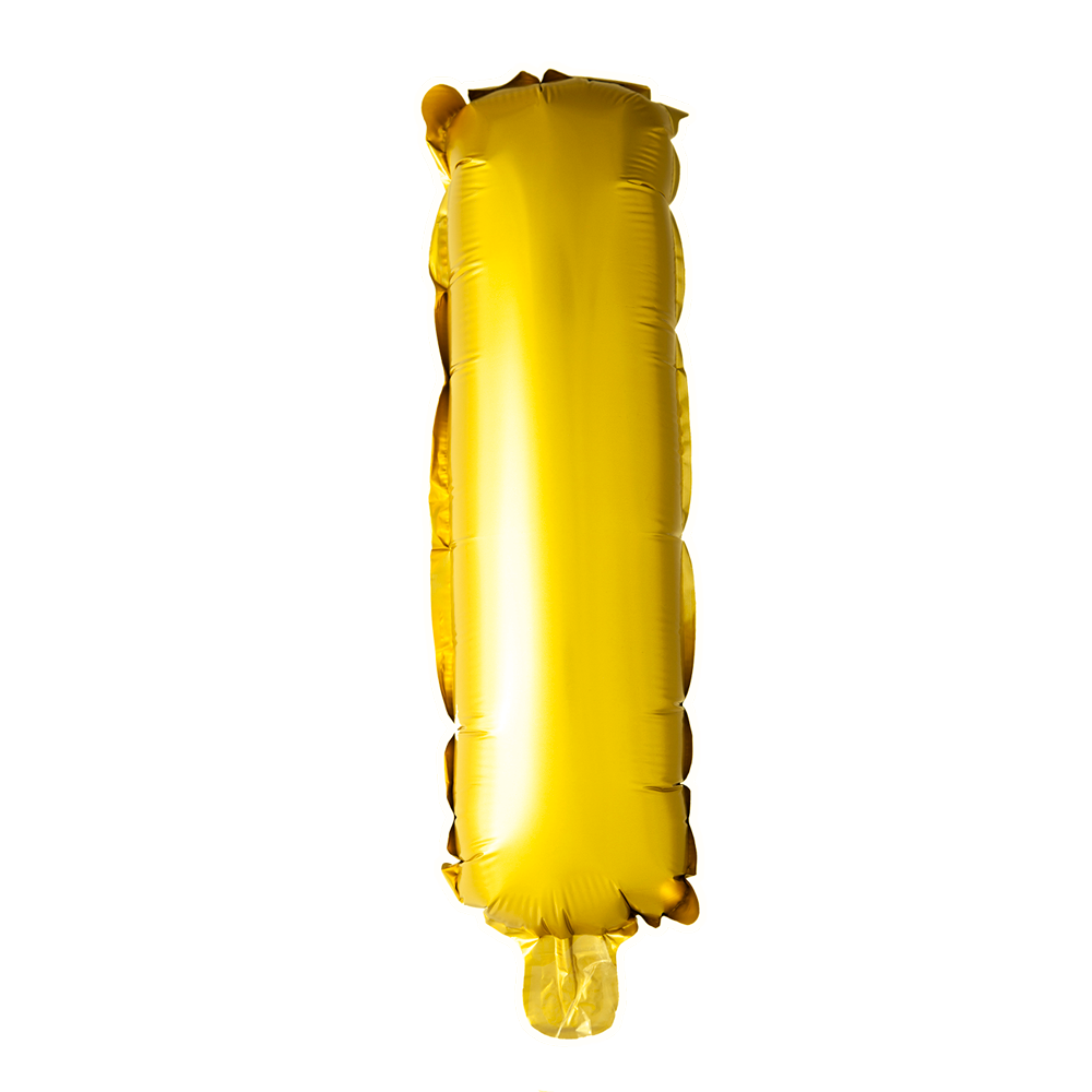 Folienballon Buchstabe I Gold