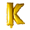 Folienballon Buchstabe K Gold